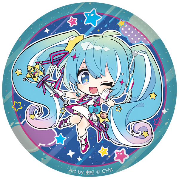 ぷにぷに缶バッジ【初音ミク②】