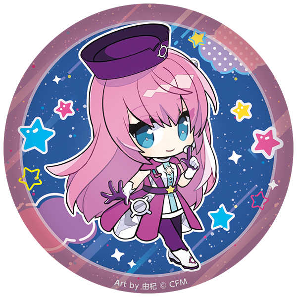 ぷにぷに缶バッジ【巡音ルカ】