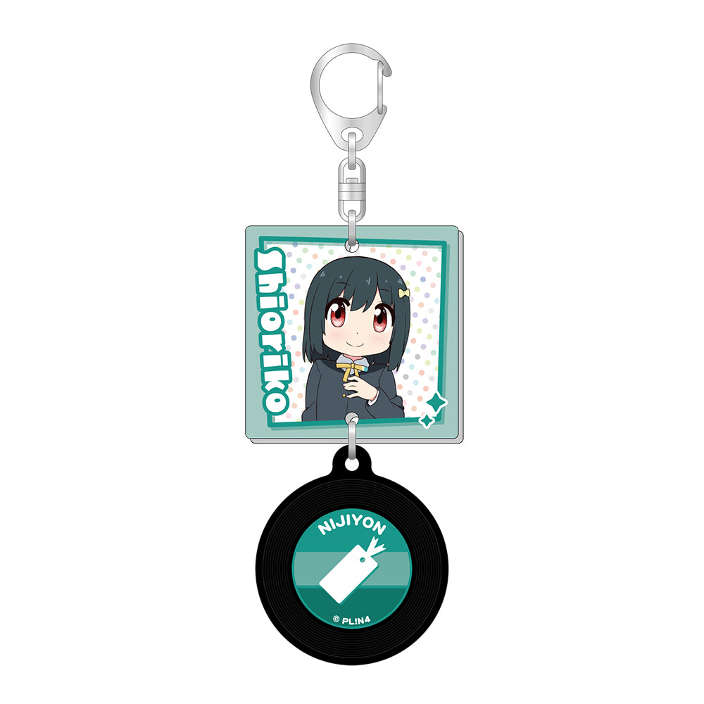 ジャケット風レコードキーホルダー/三船 栞子