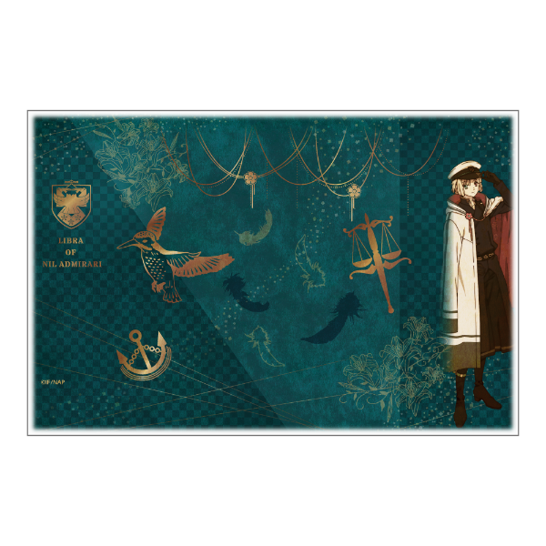 ニル・アドミラリの天秤 京染ちりめんブックカバー【星川翡翠ver.】