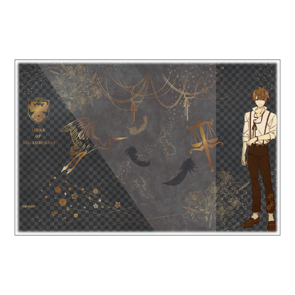 ニル・アドミラリの天秤 京染ちりめんブックカバー【鷺澤累ver.】