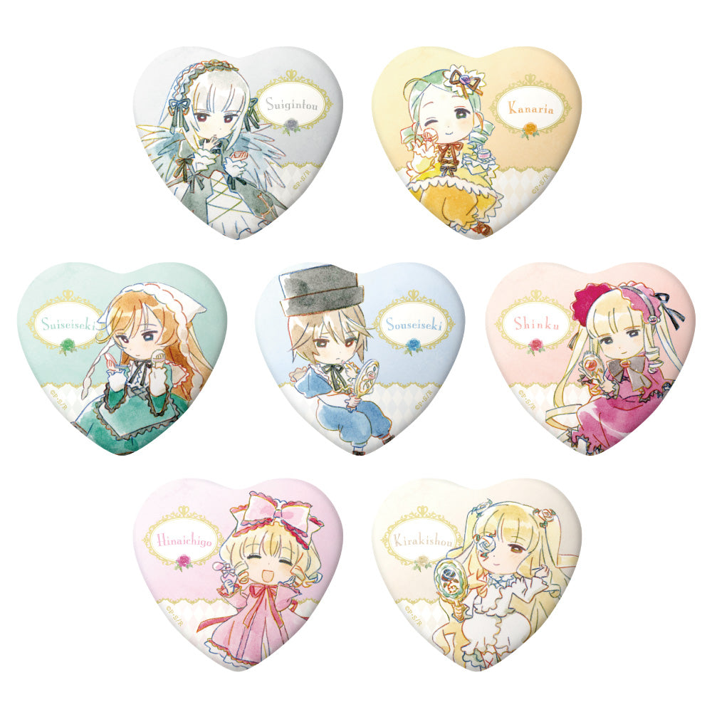 おめかしフレンズ トレーディングハート缶バッジ