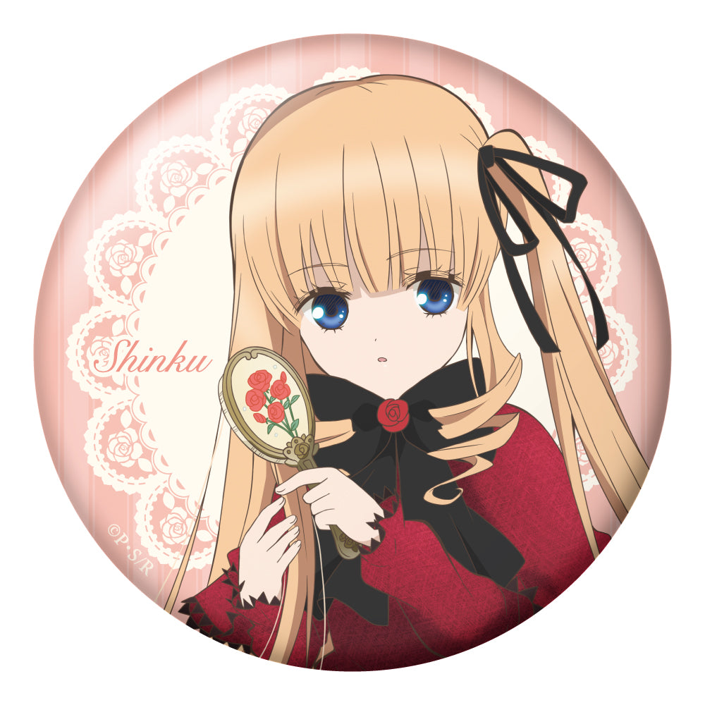 おっきめ缶バッジ makeup ver. / 真紅