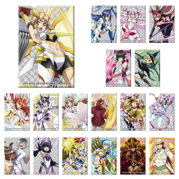 トレーディングスクエアホロ缶バッジ(単品)