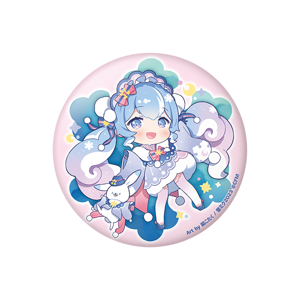 ぷにぷに缶バッジ / 初音ミク A 餡こたくver.