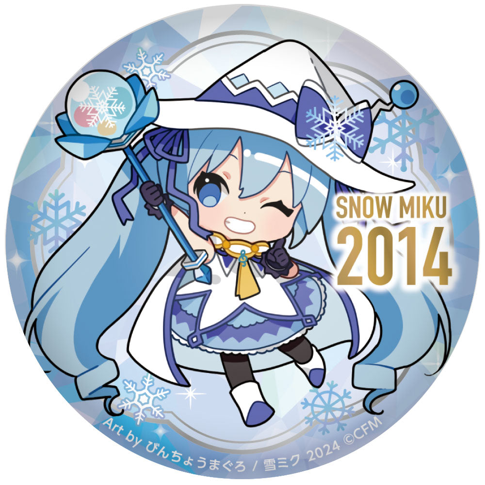 SNOW MIKU 2024 ぷにぷに缶バッジ/15th メモリアルビジュアル