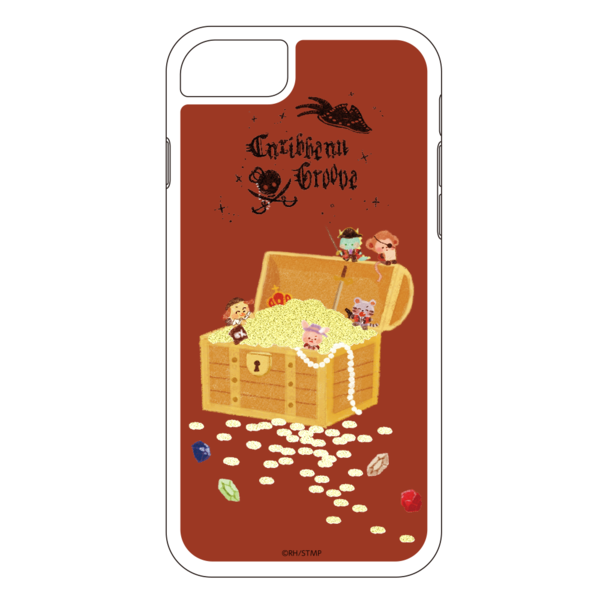 スタミュ 【iPhone8/7/6/6s専用】グリッターiPhoneケース/Caribbean Groove