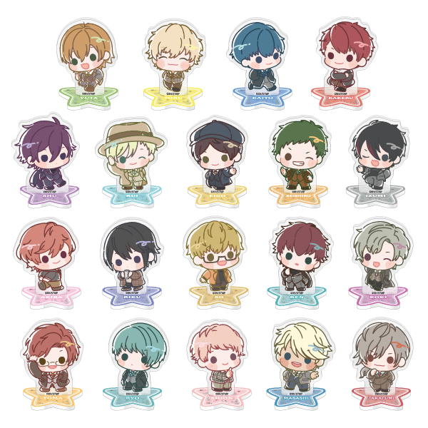 トレーディングアクリルフィギュア British Fashion