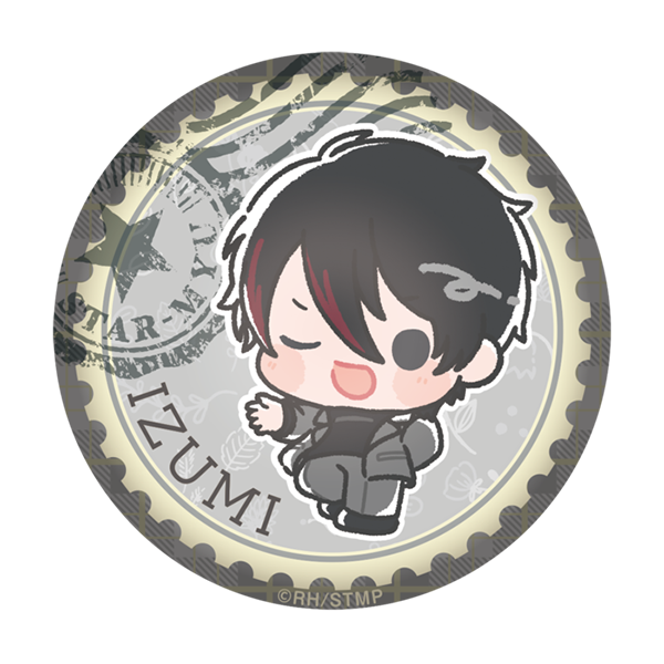 ぷにぷに缶バッジ British Fashion/虎石和泉