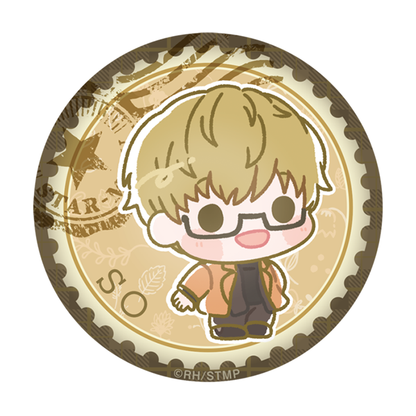 ぷにぷに缶バッジ British Fashion/蜂矢 聡