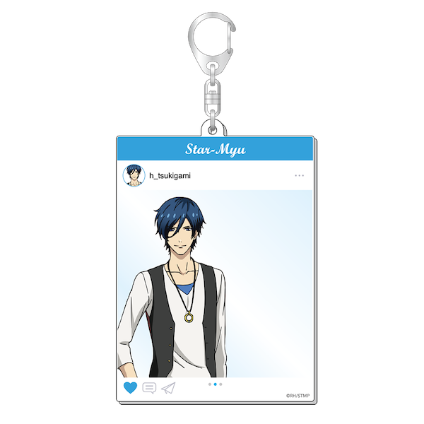 スタミュ SNS 風アクリルキーホルダー/月皇遥斗