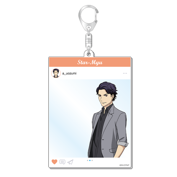 スタミュ SNS 風アクリルキーホルダー/魚住朝喜