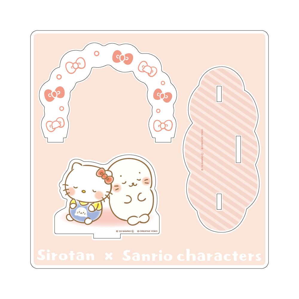 アクリルジオラマ / しろたん×ハローキティ