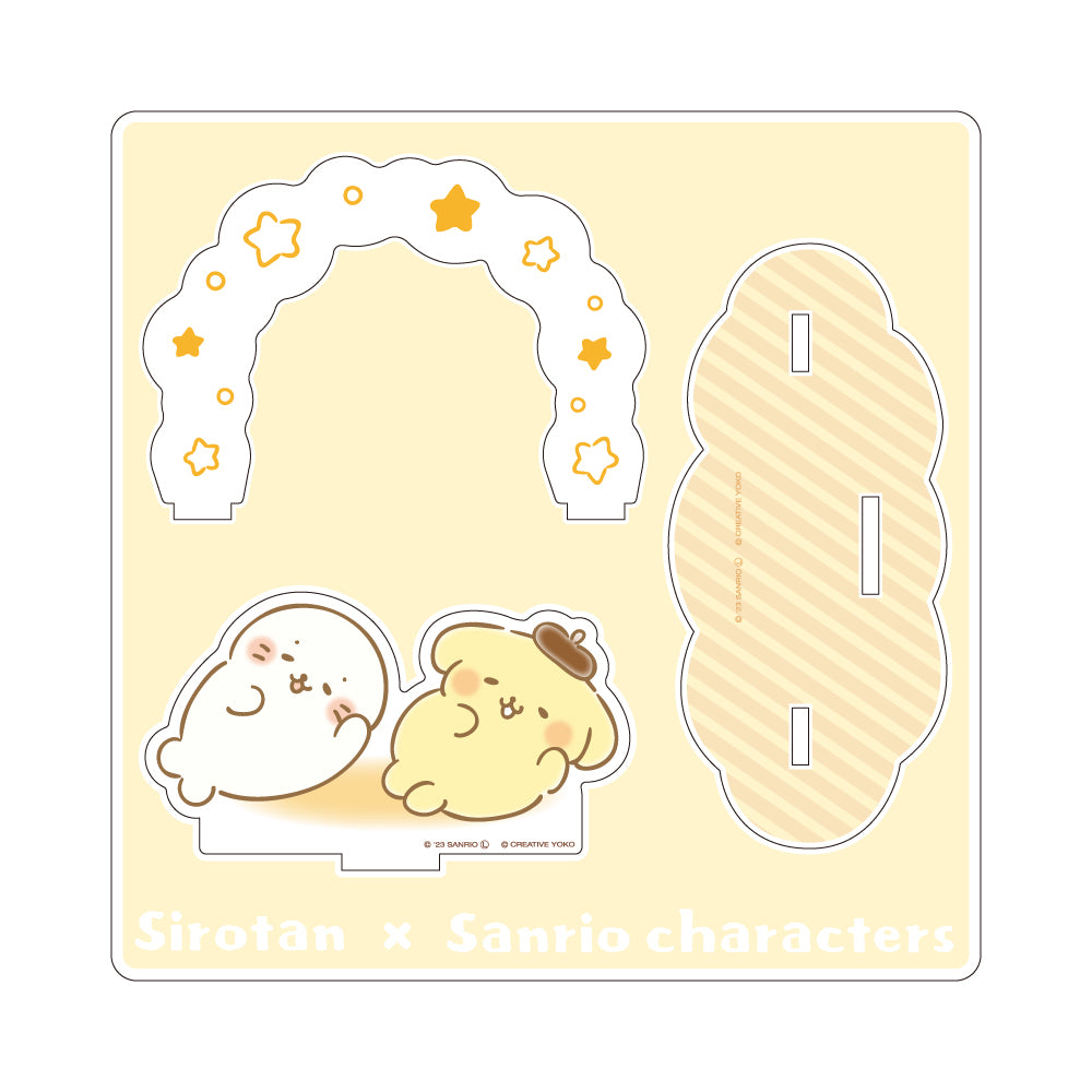 アクリルジオラマ / しろたん×ポムポムプリン