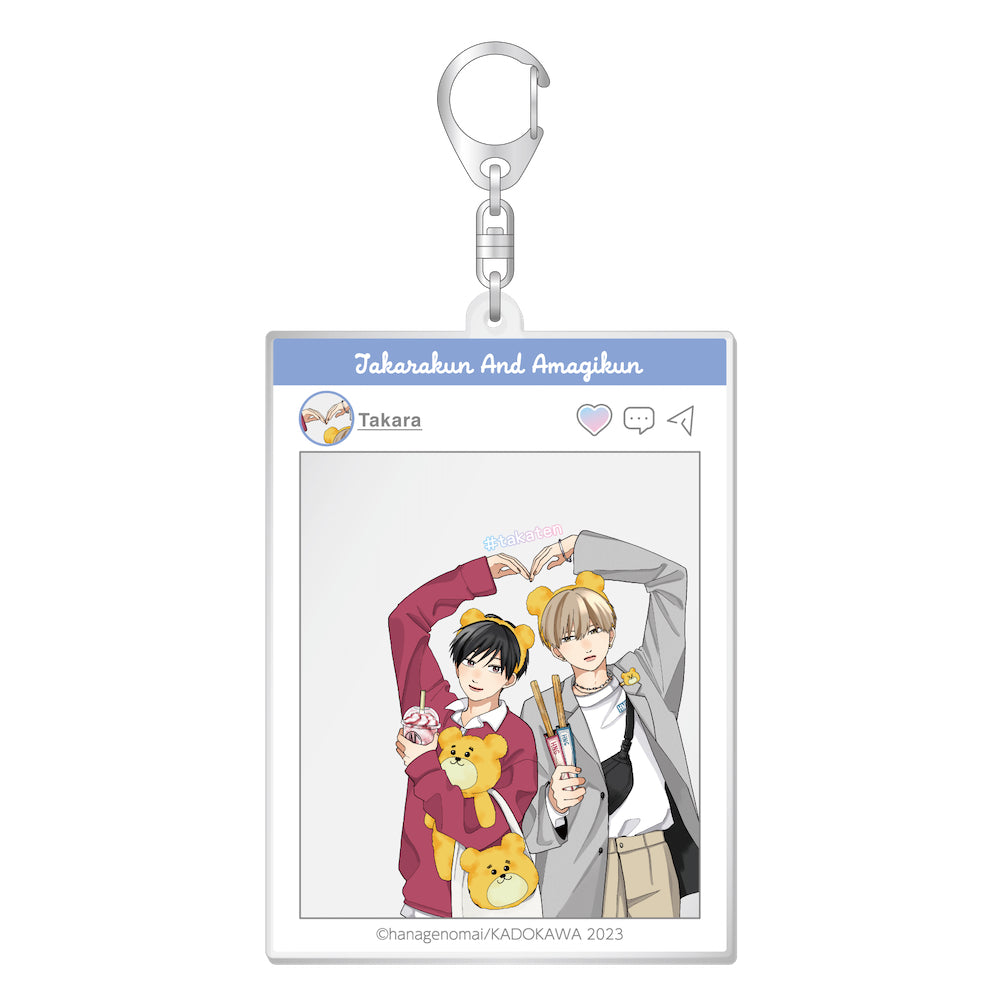 SNS風アクリルキーホルダー/高良&天城