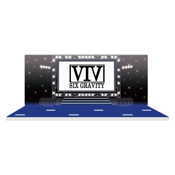 ジオラマ背景スタンド /Six Gravity