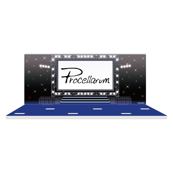 ジオラマ背景スタンド /Procellarum
