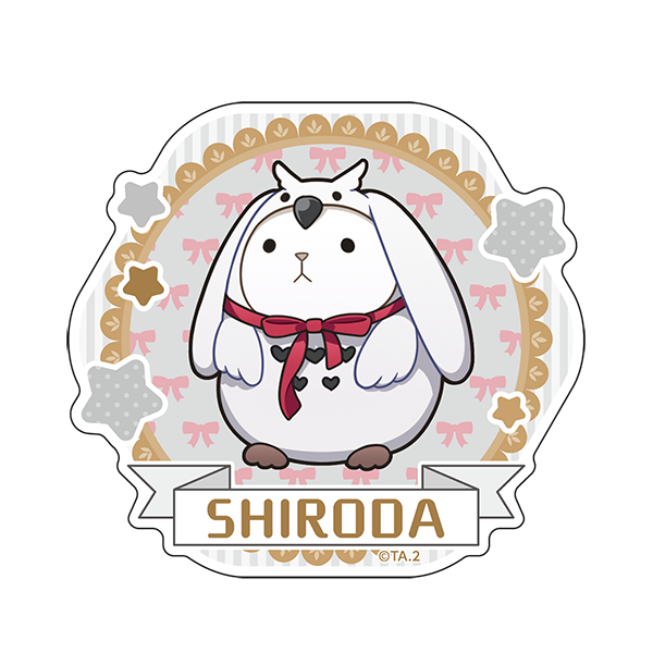 ダイカットステッカー/白田