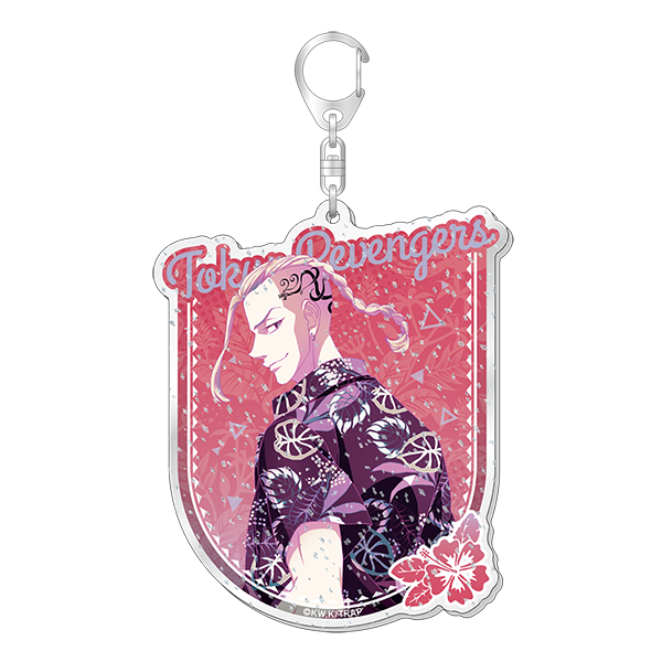 ラメ入りBIGアクリルキーホルダー アロハver./龍宮寺 堅