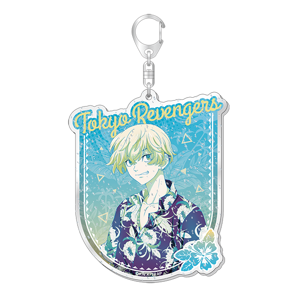 ラメ入りBIGアクリルキーホルダー アロハver./松野千冬