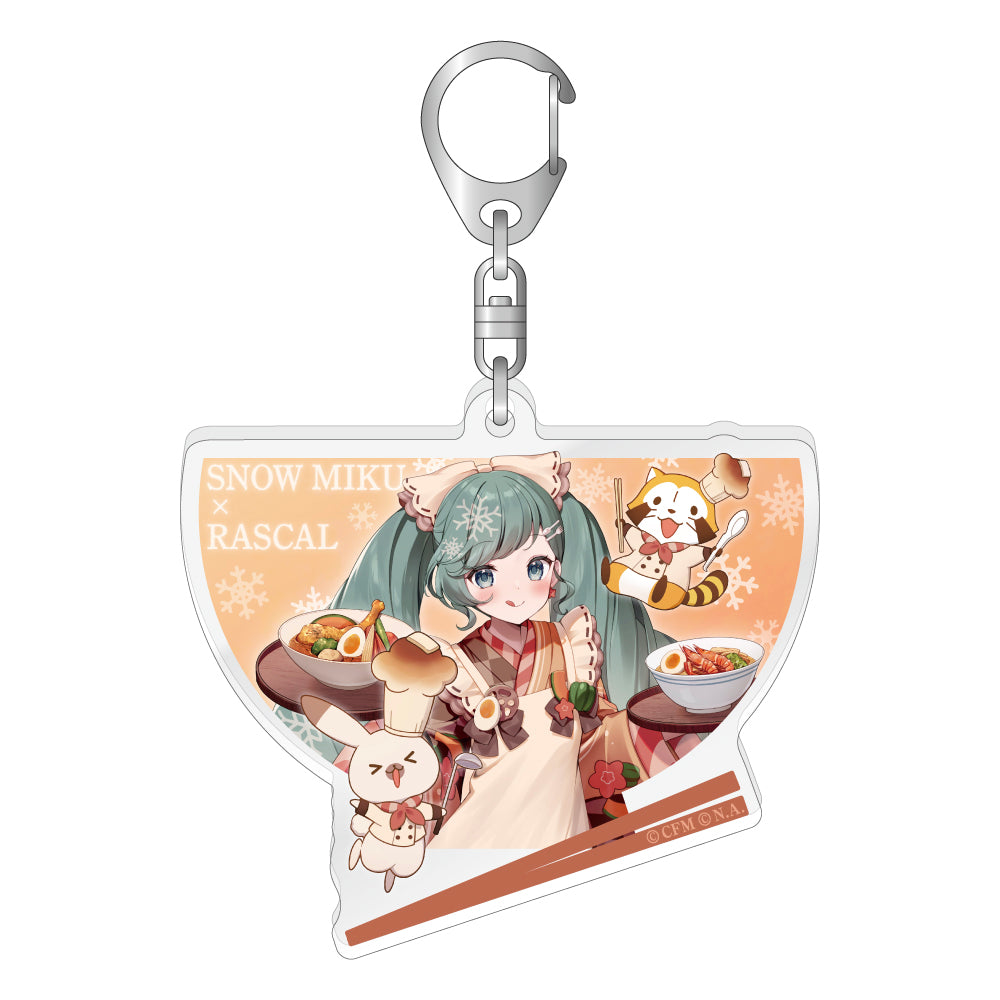 ラメ入りアクリルキーホルダー