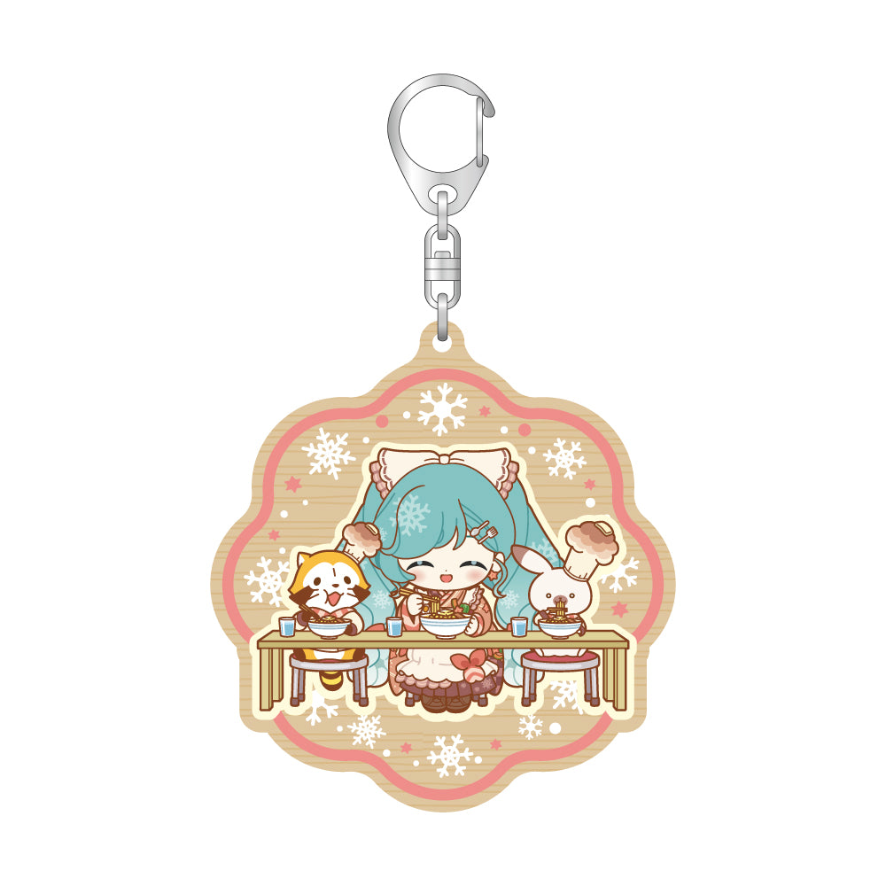 ウッドキーホルダー 【A】