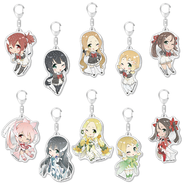 トレーディングてへぺろラメアクリルキーホルダー