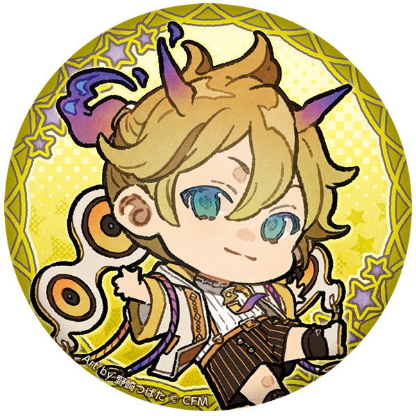 ぷにぷに缶バッジ【鏡音レン】