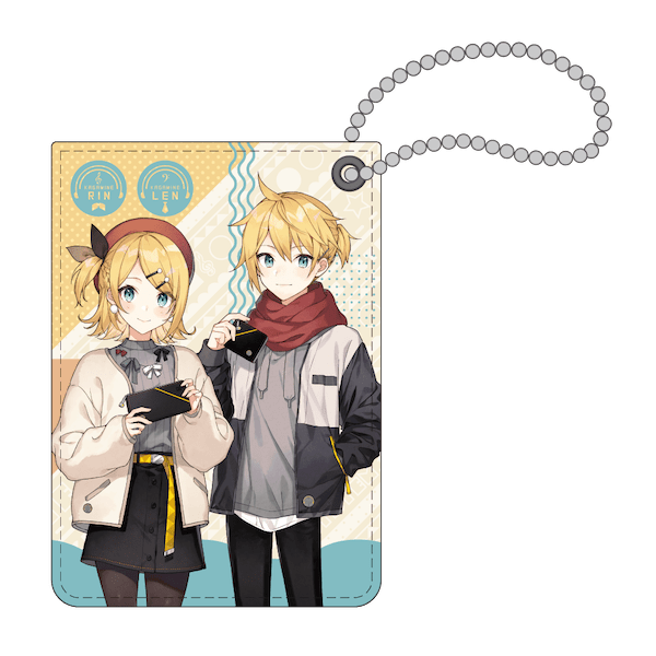 鏡音リン・レン シングルパスケース Art by シソ