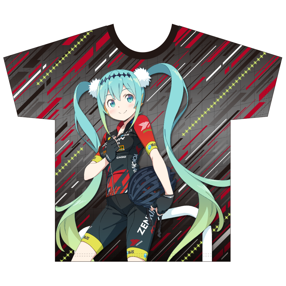 レーシングミク2018 ドライTシャツ Mサイズ TeamUKYO 応援Ver.