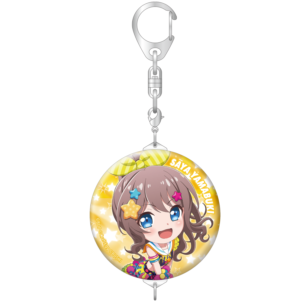 【本日特価】 バンドリ！ガールズバンドパーティ！ つながる缶チャーム【山吹 クリアファイル