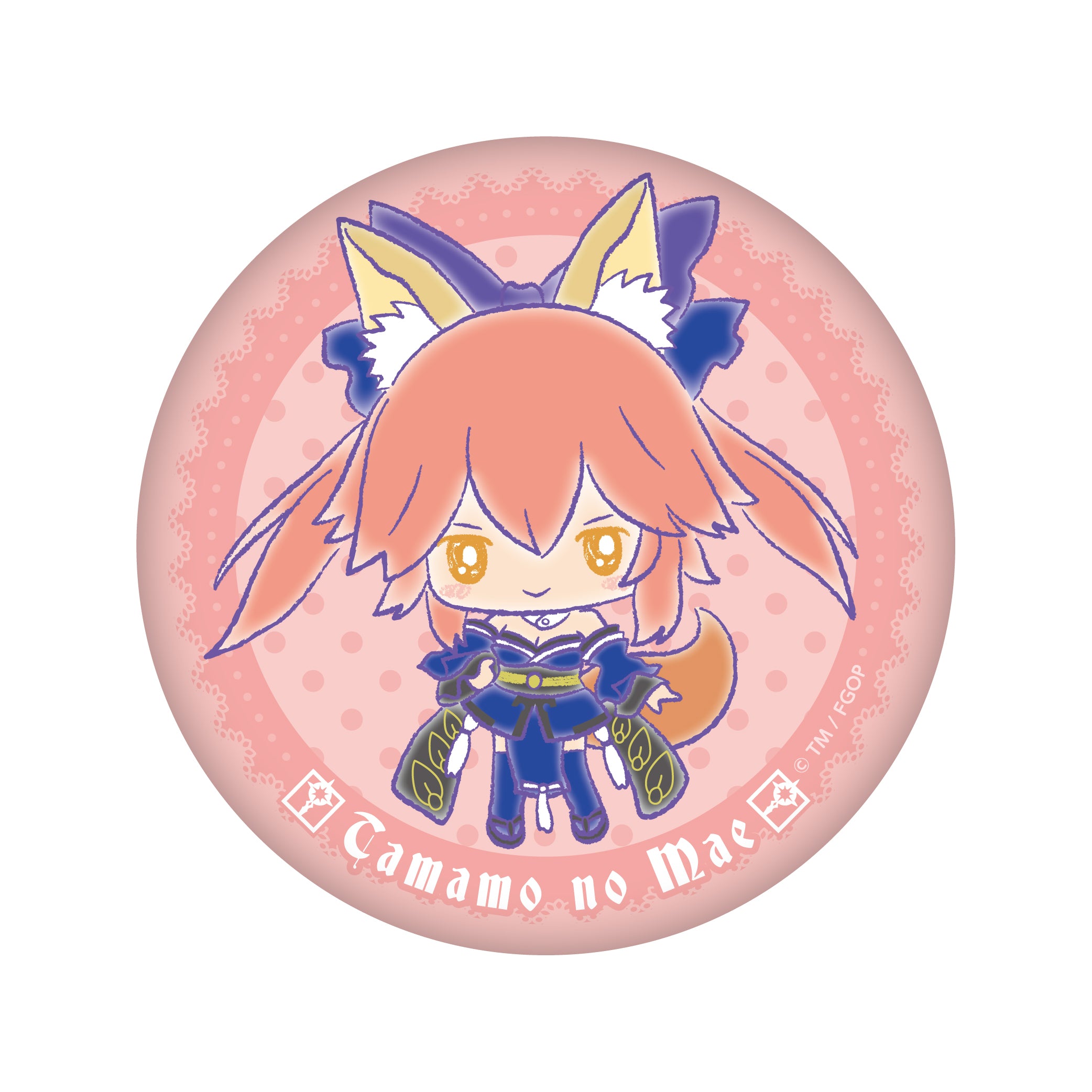 Fate/Grand Order ×サンリオ ぷにぷに缶バッジ【玉藻の前ver.】