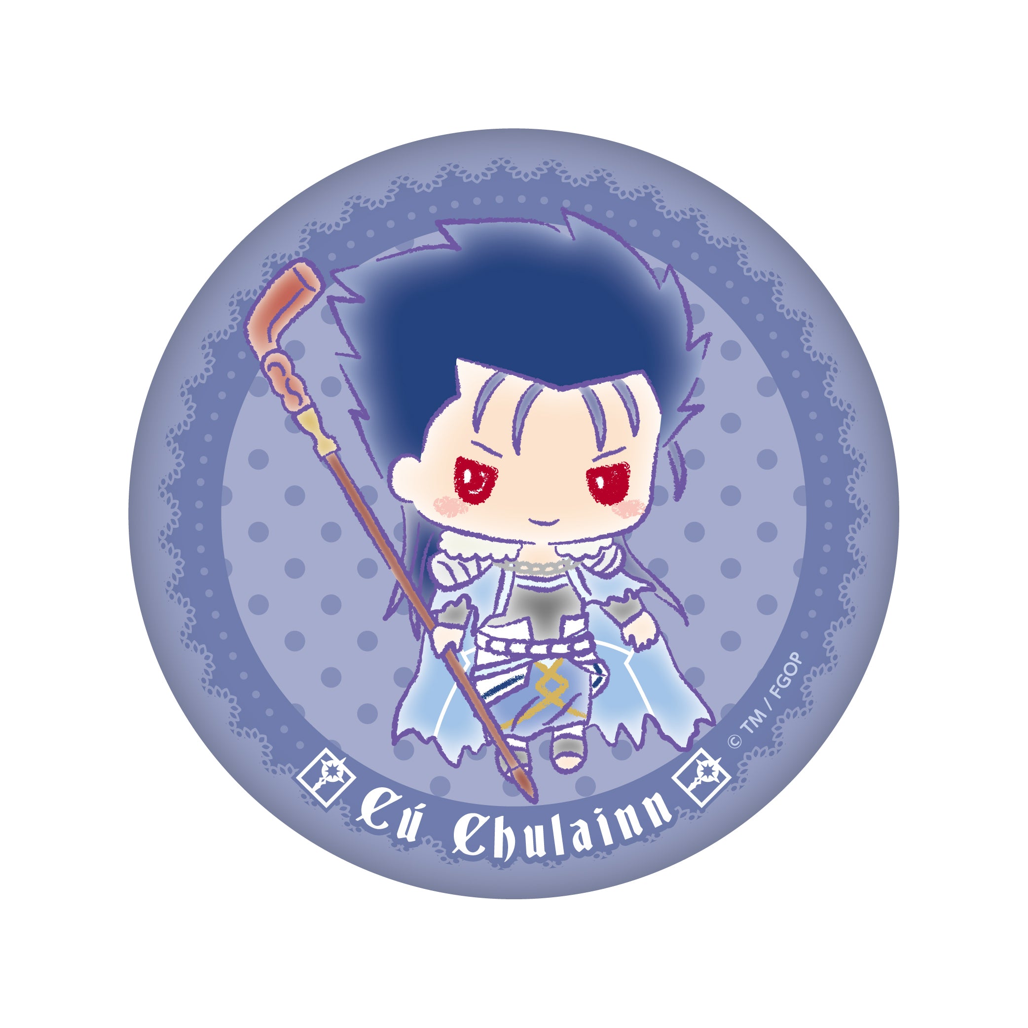 Fate/Grand Order ×サンリオ ぷにぷに缶バッジ【クー・フーリン
