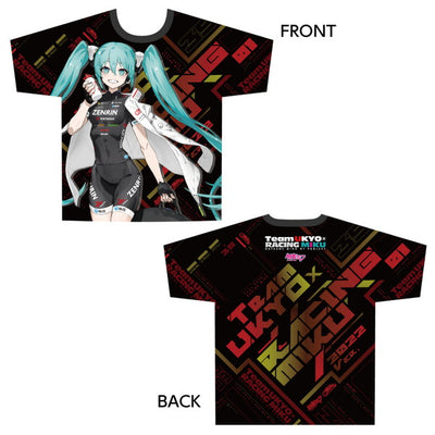 レーシングミク 2022 TeamUKYO 応援Ver. フルグラフィックTシャツ(M,L,XLサイズ)