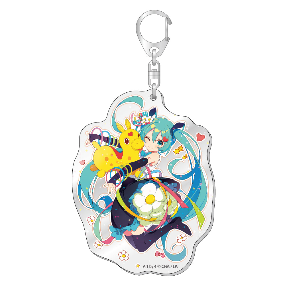 初音ミク×RODY ラメ入りアクリルキーホルダー| アニメ グッズ 通販