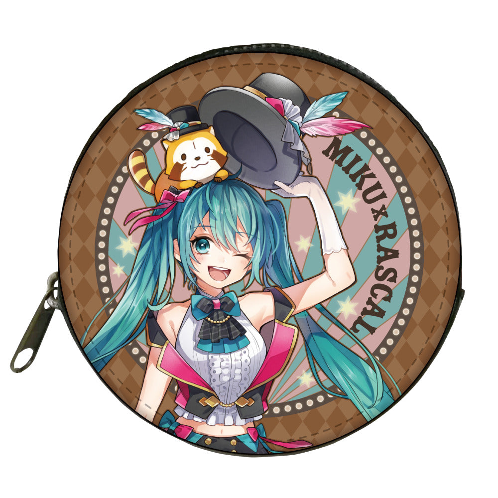 ラスカル 2020 初音ミク 赤倉さん　コインケース 雪ミク2020×ラスカル コインケース
