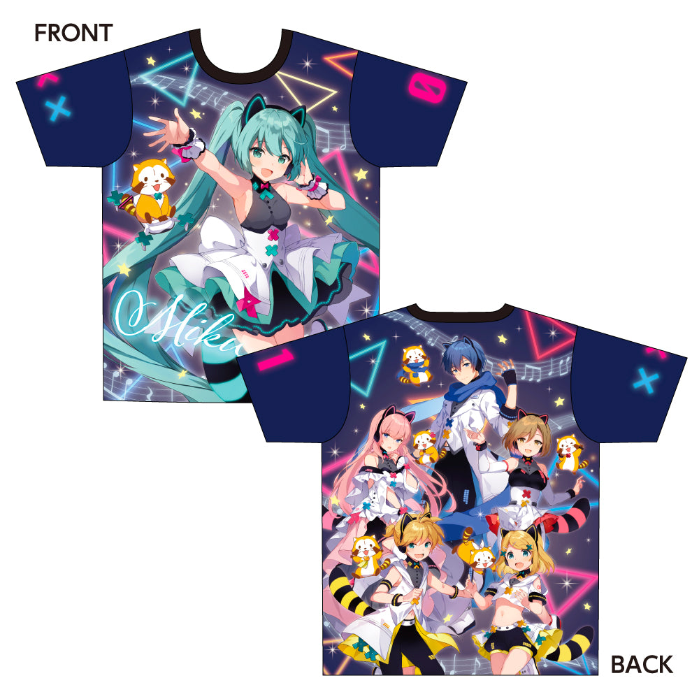 初音ミク×ラスカル2022 フルグラフィックTシャツ