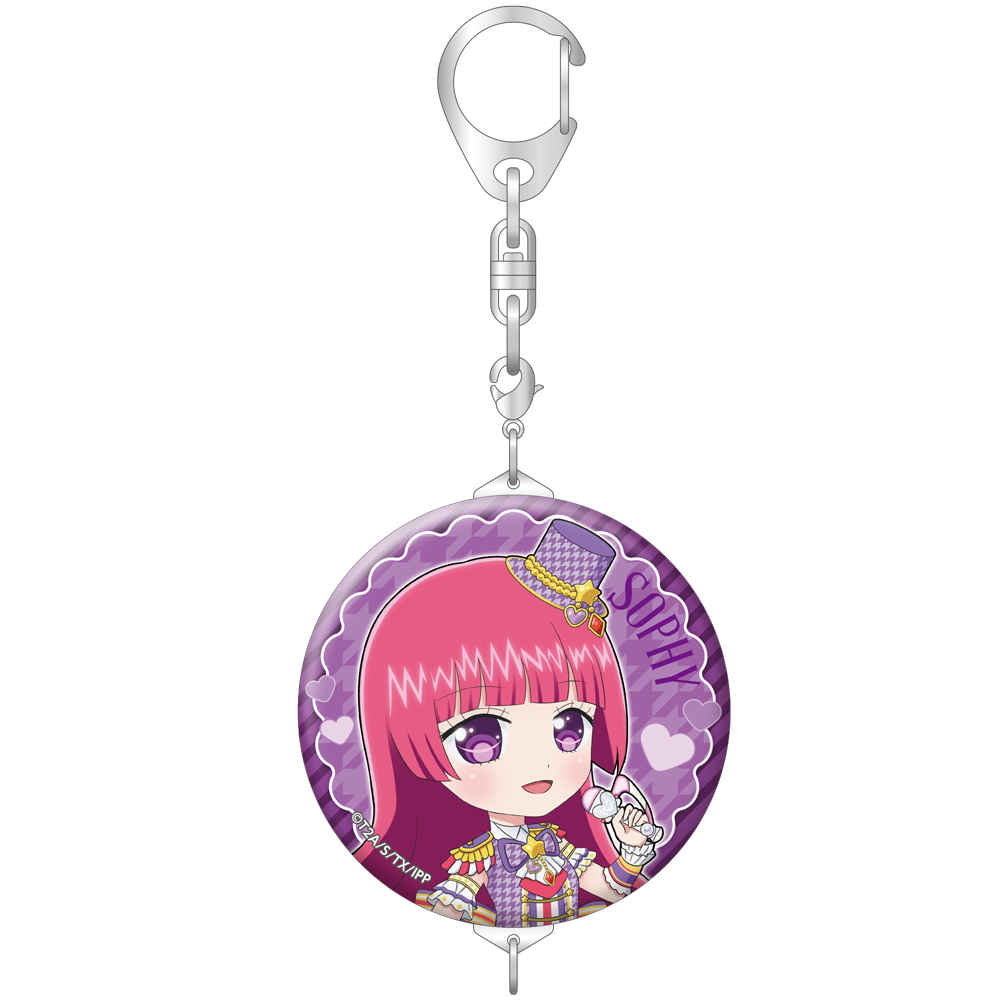 プリパラ 北条そふぃ 缶バッジ アニメイト ムービック アイドルタイムプリパラ つながる缶チャーム【北条そふぃver.】