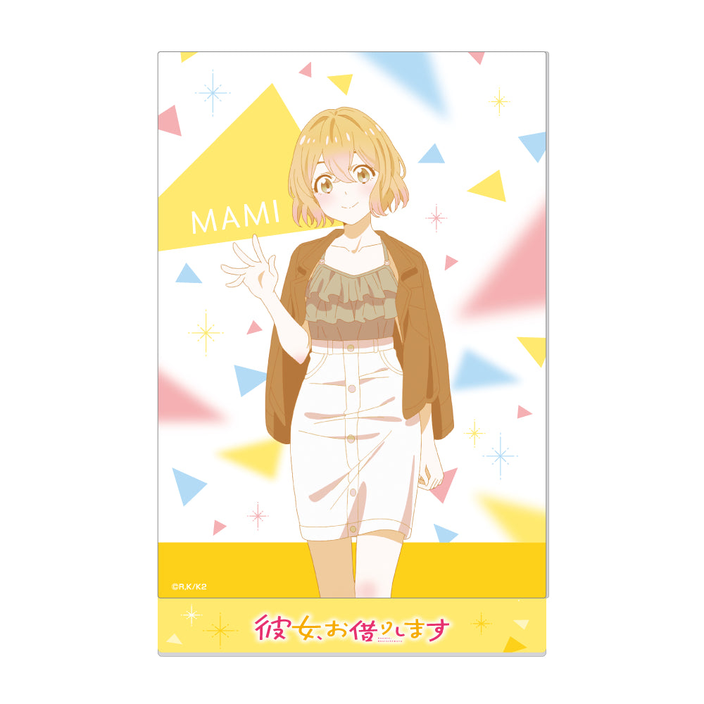 彼女お借りします 麻美 ビッグアクリルフィギュア アクリルスタンド ツタヤ 中古】アクリルスタンド・アクリルパネル 七海麻美 BIGアクリル
