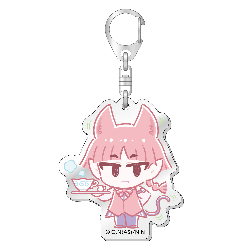魔入間 アニメイトカフェ コースター ラメアクリルキーホルダー オペラ 魔入りました！入間くん ラメ入りアクリルキーホルダー Blooming