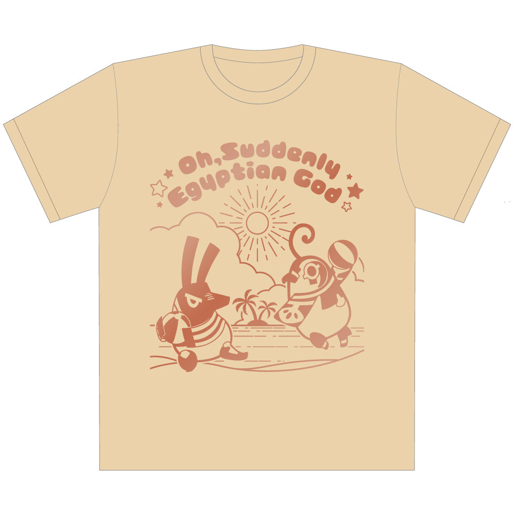 とーとつにエジプト神 描き下ろし箔プリントTシャツ| アニメ
