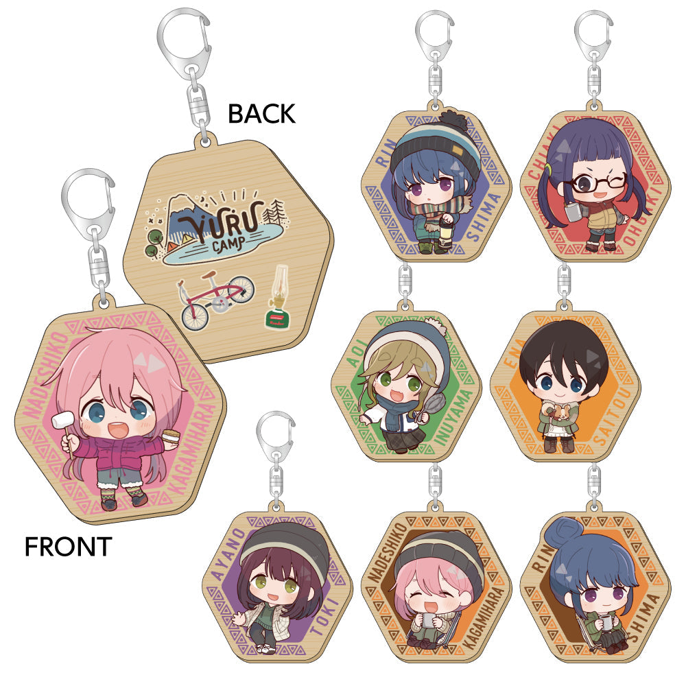 ゆるキャン△ トレーディングウッドキーホルダー（単品） | アニメ グッズ 通販 - COCOLLABO ( ココラボ )