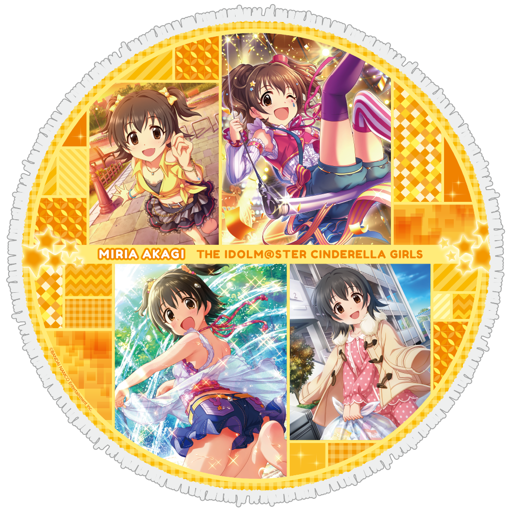 アイドルマスター シンデレラガールズ ラウンドタオル【赤城みりあ ver.】