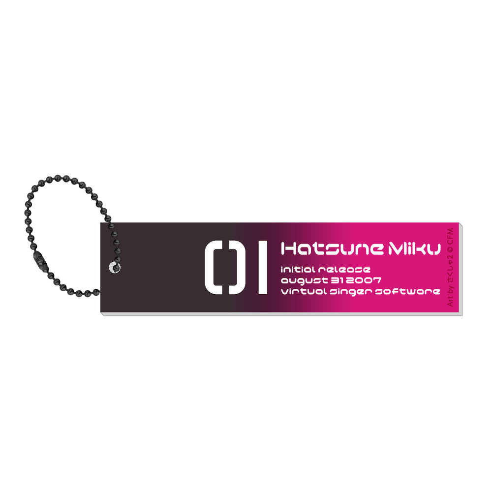 初音ミクSOLWA キーケース特典さくしゃ2 缶バッジ
