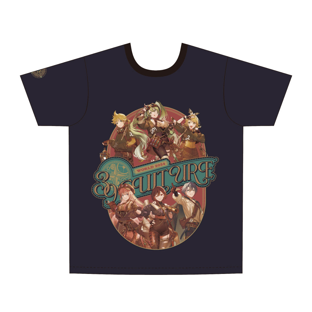 39Culture 2024 WORLD フルグラフィックTシャツ| アニメ グッズ