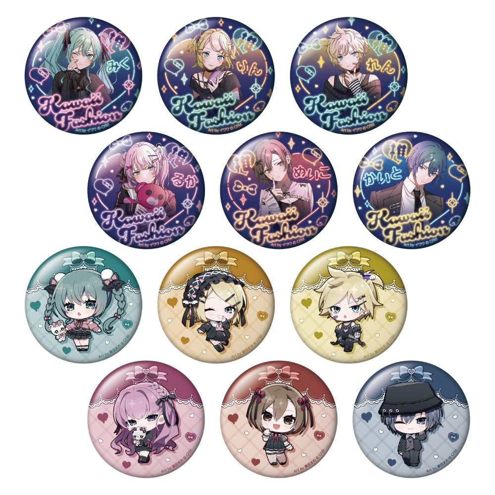 初音ミク ドン・キホーテフェア 2024 トレーディングホログラム缶バッジ kawaii fashion(BOX)