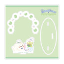 しろたん × はぴだんぶい アクリルジオラマ / しろたん×けろけろけろっぴ