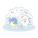 しろたん × はぴだんぶい アクリルジオラマ / しろたん×タキシードサム