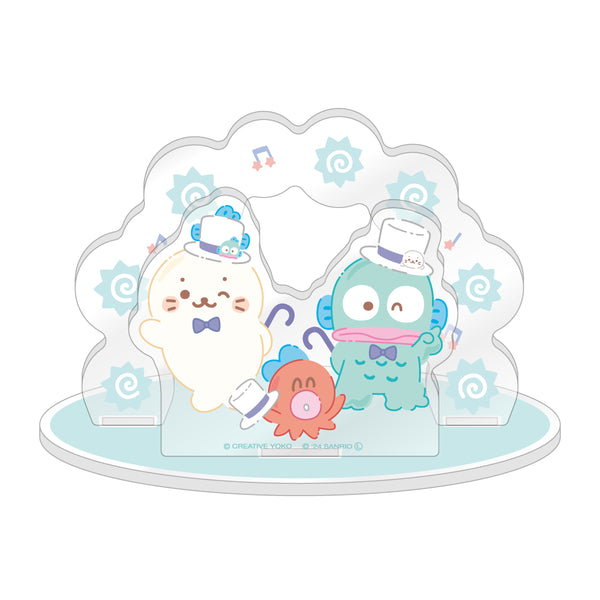 しろたん × はぴだんぶい アクリルジオラマ / しろたん×ハンギョドン