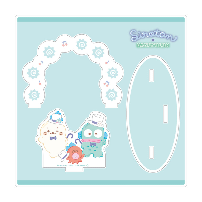 しろたん × はぴだんぶい アクリルジオラマ / しろたん×ハンギョドン